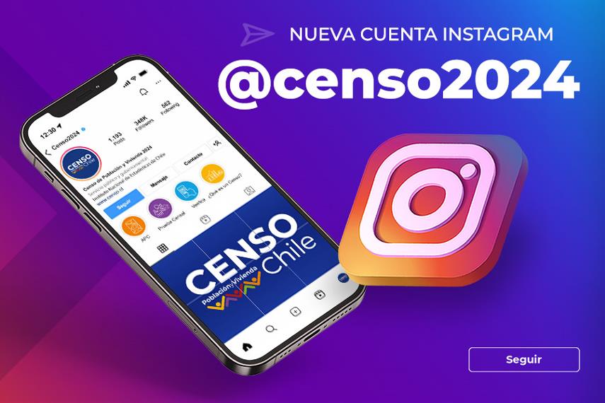 Censo 2024 presenta su cuenta oficial de Instagram